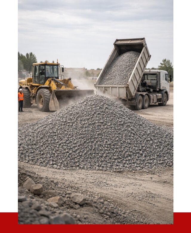 Купить щебень с доставкой в Тихвине от 2732 руб. | ПРОНЕРУДТхв