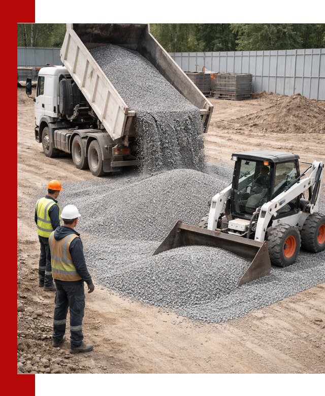 Доставка и продажа гранитного щебня фракции 0-5 в Тихвине