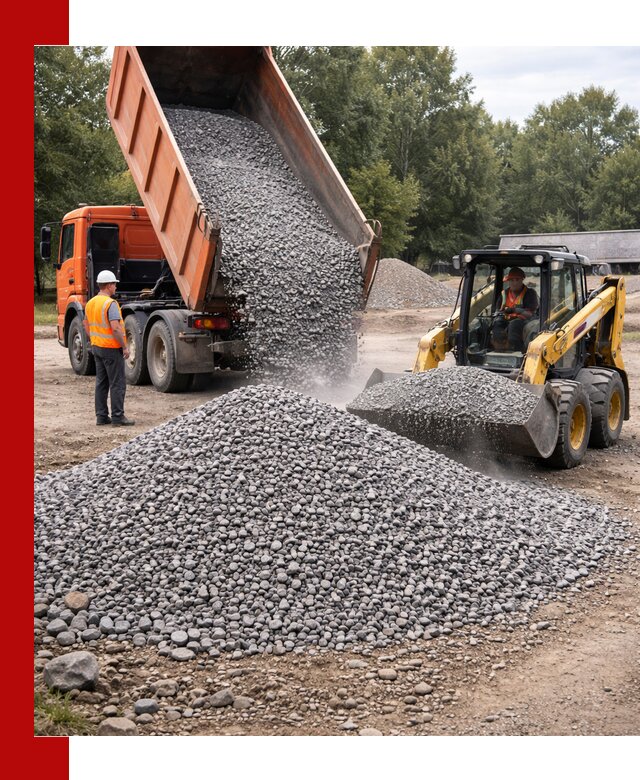 Купить гранитный щебень фракции 5–10 в Тихвине с доставкой