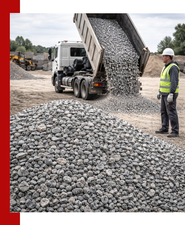 Доставка и продажа гранитного щебня фракции 5-20 в Тихвине