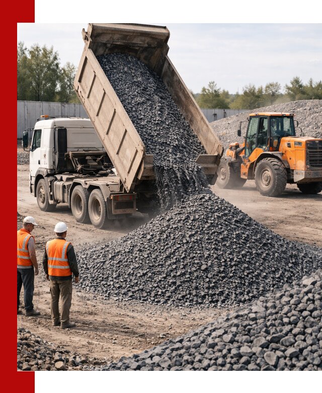 Доставка и продажа щебня габбро-диабаза в Тихвине