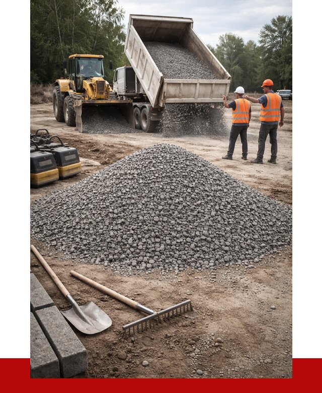 Гравийный щебень купить в Тихвине от 2404 р. ПРОНЕРУДТхв