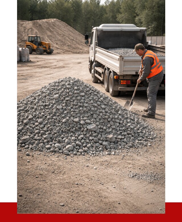 Гравийный щебень фракция 5-10 в Тихвине от 2404 р. | ПРОНЕРУДТхв