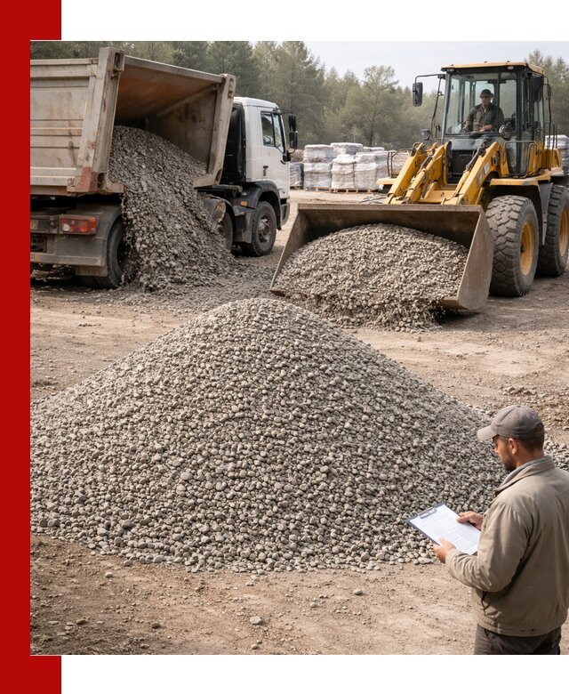Гравийный щебень фракция 5–10 с доставкой в Тихвине