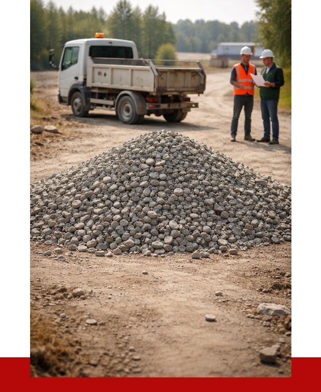 Гравийный щебень фракция 20-40 в Тихвине от 1311 р. | ПРОНЕРУДТхв