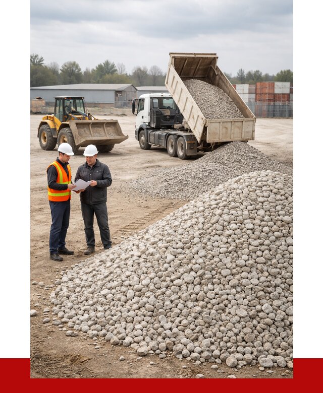 Известняковый щебень в Тихвине от 1530 р. доставка | ПРОНЕРУДТхв