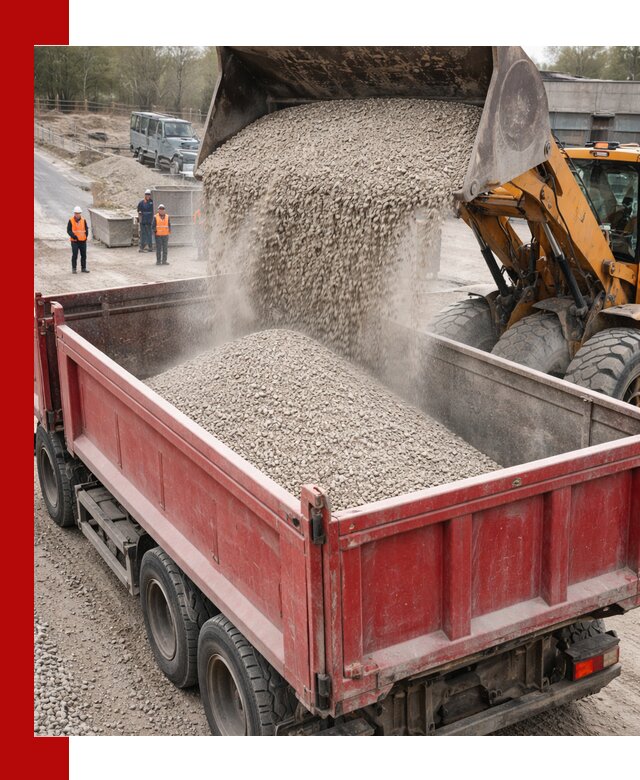 Купить известняковый щебень фракции 0-5 с доставкой в Тихвине