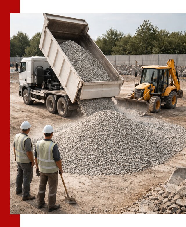 Купить известняковый щебень фракции 5–10 мм с доставкой в Тихвине