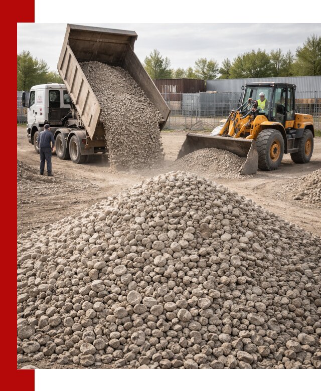 Доломитовый щебень фракции 20–41 с доставкой в Тихвине