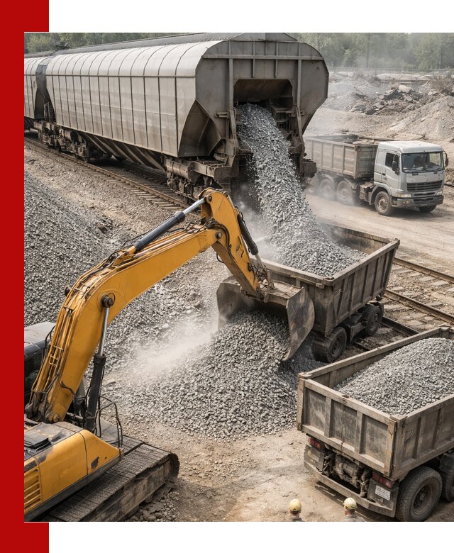 Доставка железнодорожного щебня в Тихвине крупными партиями быстрого отгруза