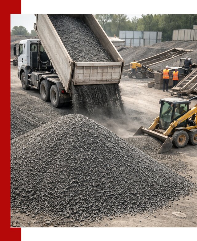 Вторичный щебень фракция 0–5 с доставкой в Тихвине