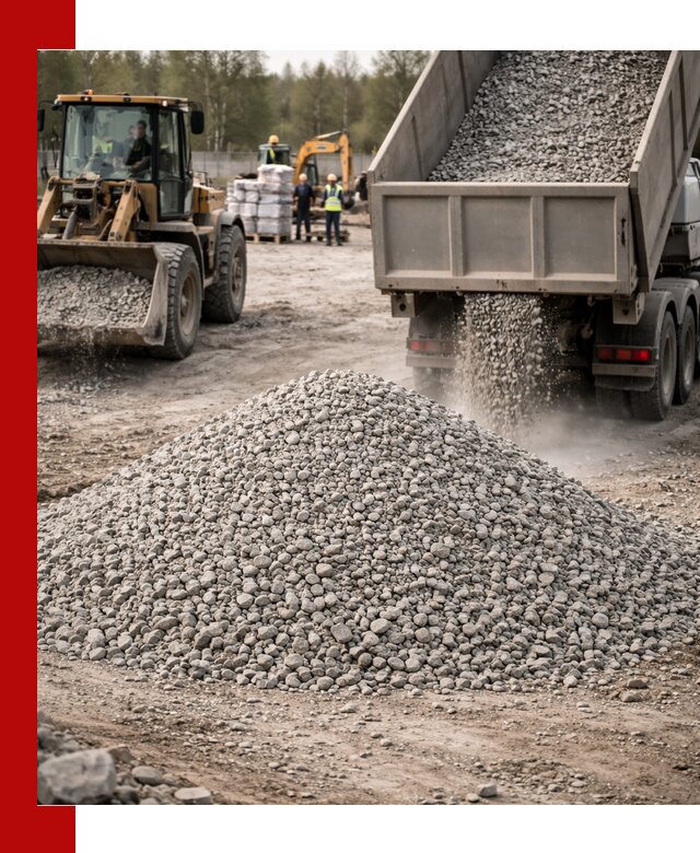 Вторичный щебень фракции 5-20 в Тихвине — доставка и продажа крупнотоннажно