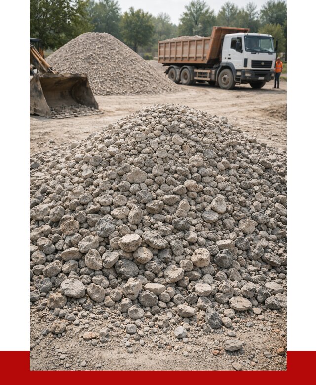 Вторичный щебень фракция 20-40 в Тихвине от 2404 р ПРОНЕРУДТхв