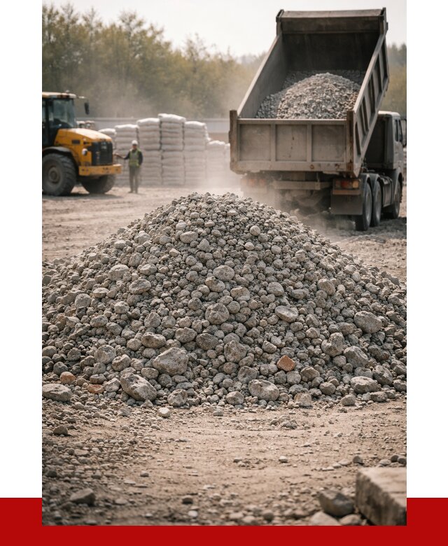 Вторичный щебень фракция 70-150 в Тихвине от 1530 р. | ПРОНЕРУДТхв