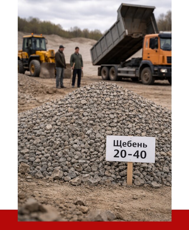 Бетонный щебень фракция 20-40 в Тихвине от 2677 р. | ПРОНЕРУДТхв