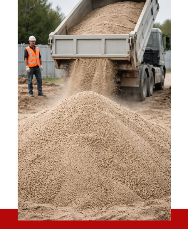 Купить сеяный песок с доставкой в Тихвине от 2404 р ПРОНЕРУДТхв