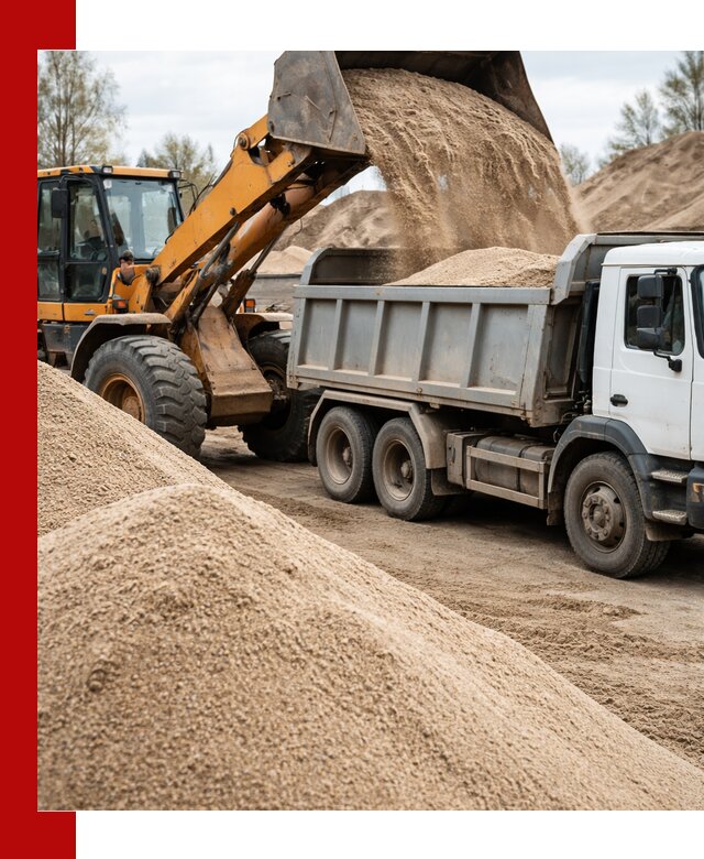 Доставка сеяного песка в Тихвине оптом и в розницу