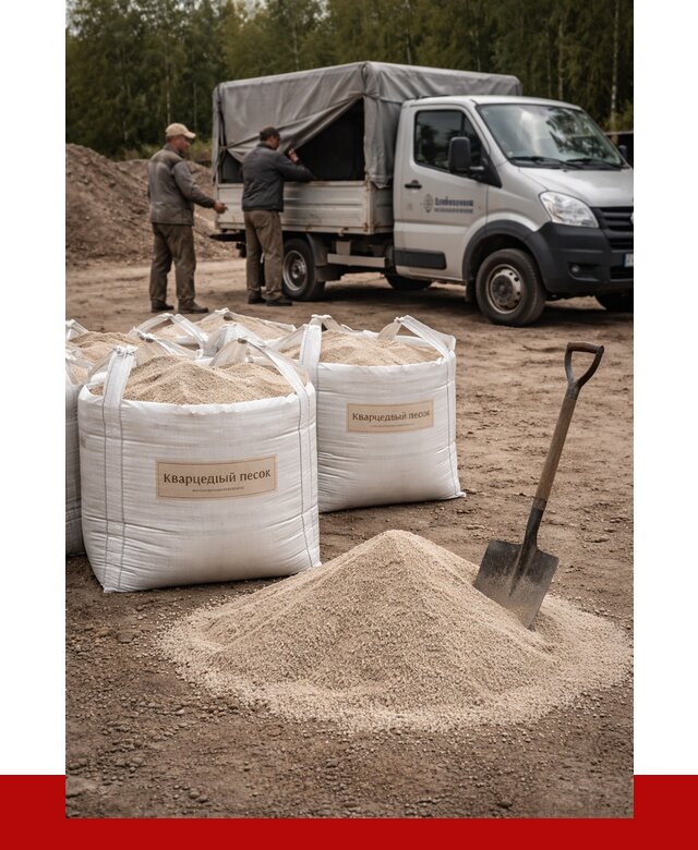 Кварцевый песок для пескоструя в Тихвине от 4918 р. | ПРОНЕРУДТхв