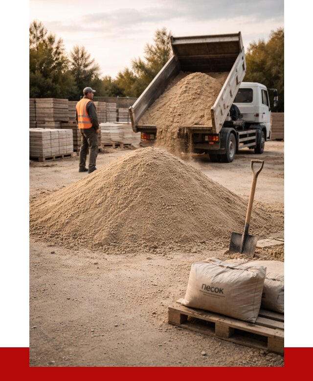 Купить сухой песок в Тихвине с доставкой от 2623 р. | ПРОНЕРУДТхв