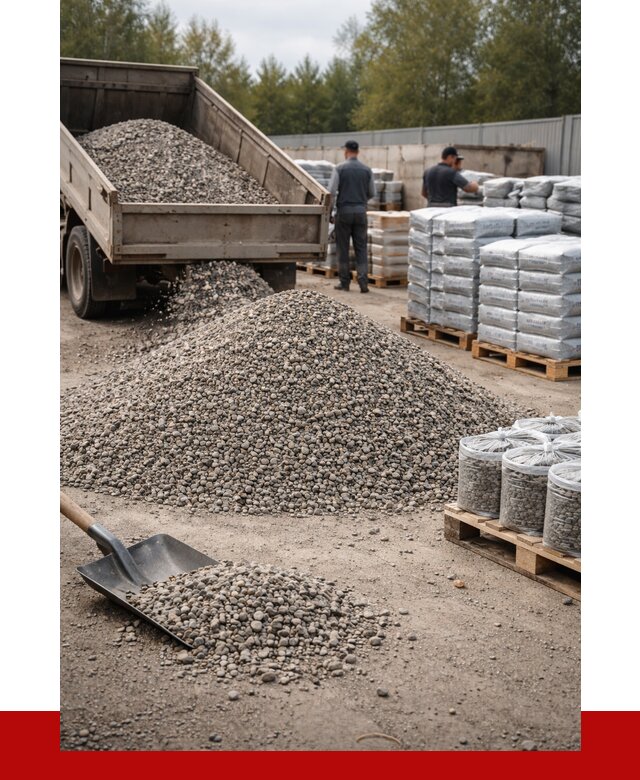 Гравий фракция 5-20 в Тихвине купить от 2513 р. ПРОНЕРУДТхв