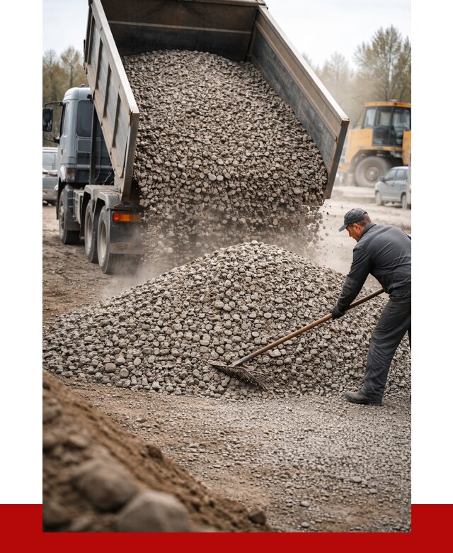 Гравий фракция 20-40 в Тихвине от 2732 р. доставка | ПРОНЕРУДТхв