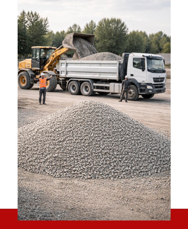 Купить мытый гравий в Тихвине от 3825 р, доставка ПРОНЕРУДТхв