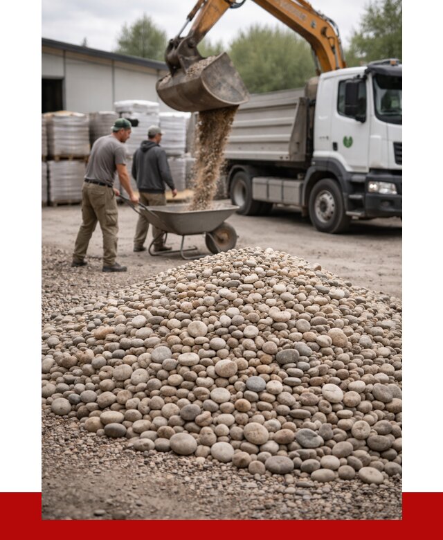 Галька декоративная в Тихвине от 3497 р. за куб | ПРОНЕРУДТхв