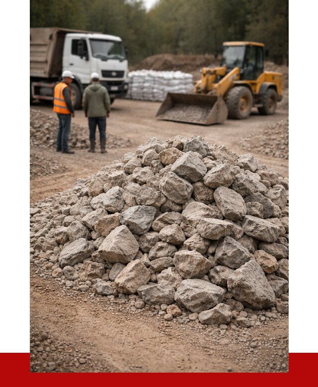 Купить бутовый камень с доставкой в Тихвине от 2513 р. | ПРОНЕРУДТхв