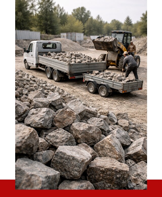 Купить бутовый камень гранитный в Тихвине от 3060 р. | ПРОНЕРУДТхв