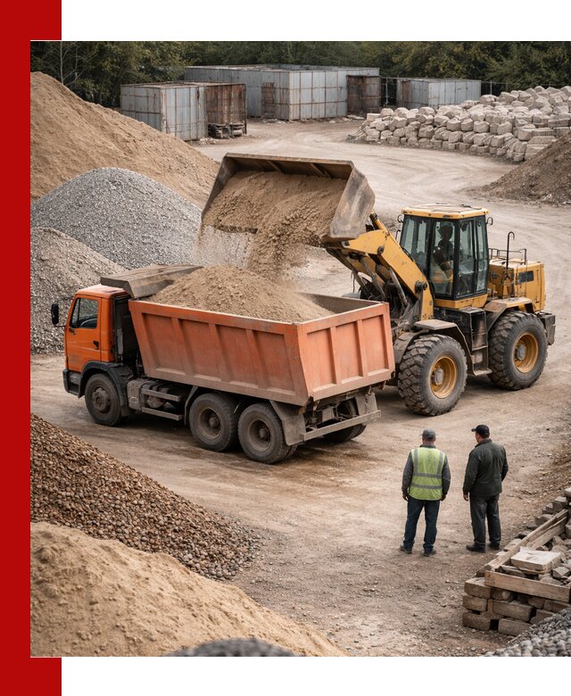 Доставка сыпучих смесей и смесей для стройки в Тихвине