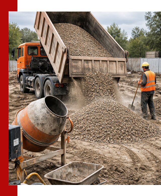 Опгс для бетона с доставкой самосвалом в Тихвине от производителя