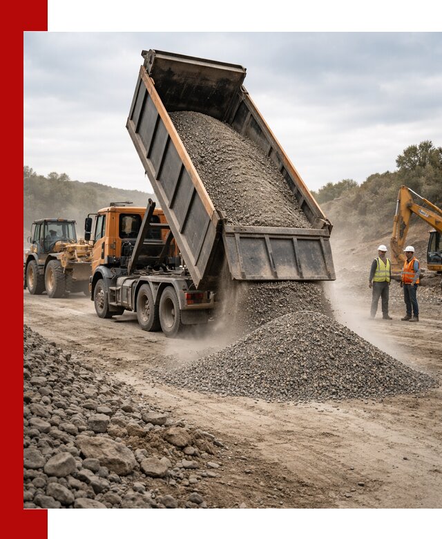 Щебёночно-песчаная смесь ЩПС С1 с доставкой в Тихвине