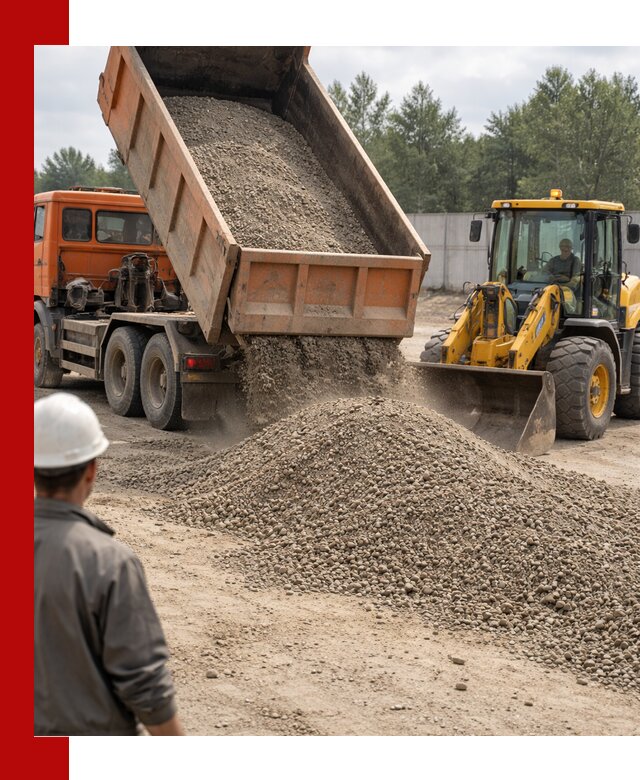 Доставка щпс С8 самосвалами в Тихвине от производителя