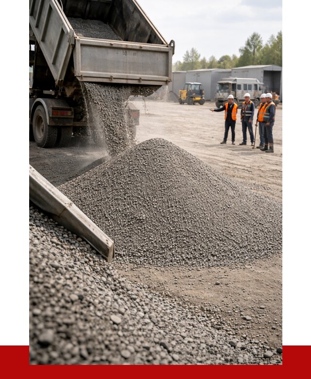 Гравийный отсев 0-5 в Тихвине от 1311 р. с доставкой | ПРОНЕРУДТхв