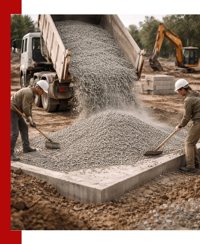 Доставка и продажа отсева для бетона в Тихвине