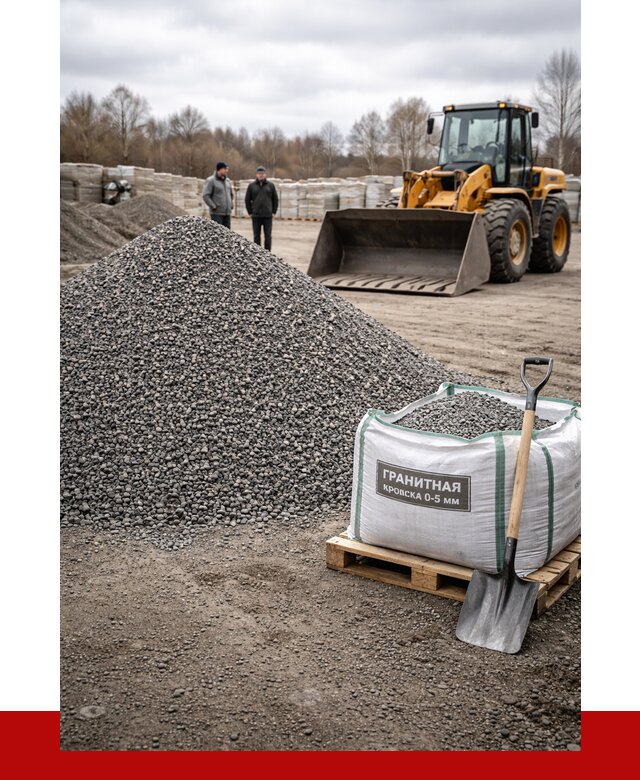 Купить гранитную крошку в Тихвине от 5245 р. с доставкой | ПРОНЕРУДТхв