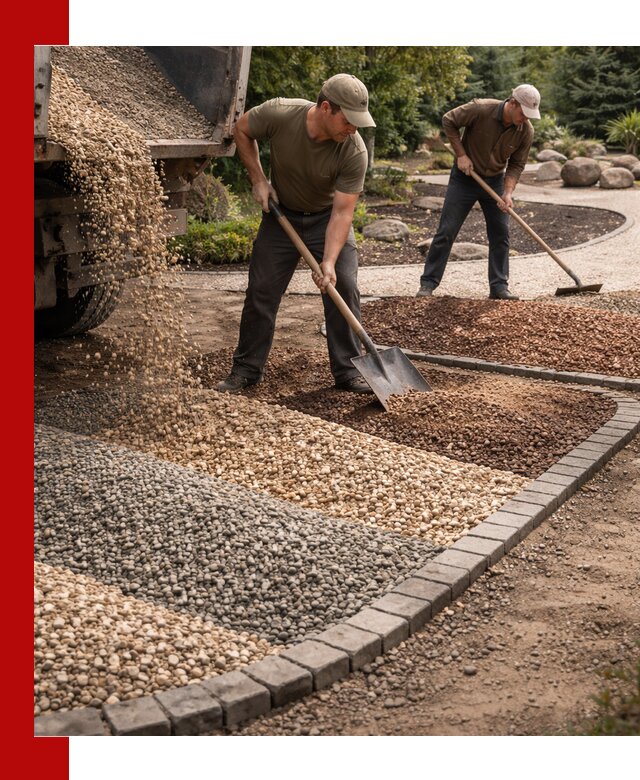 Декоративная крошка для ландшафта в Тихвине — продажа и доставка