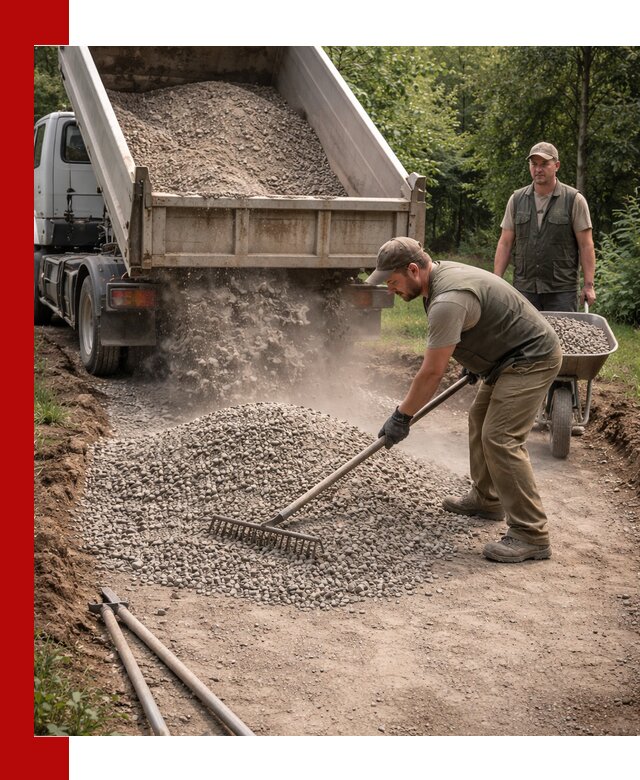 Каменная крошка для дорожек с доставкой в Тихвине