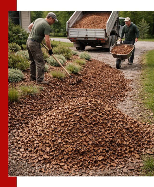 Крошка для мульчирования с доставкой в Тихвине