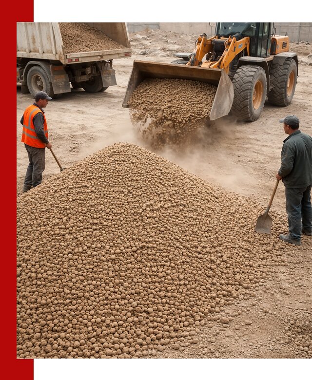 Керамзит фракция 10-20 с доставкой в Тихвине