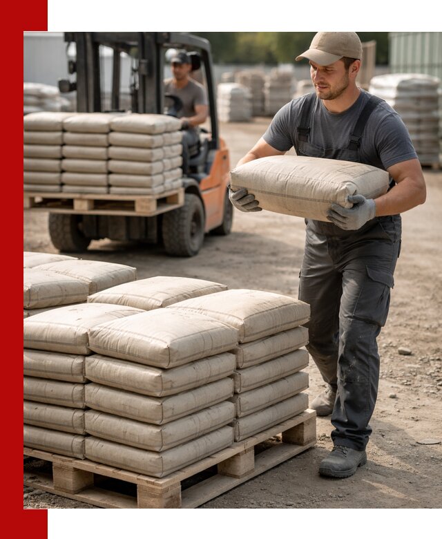 Доставка цемента в мешках оптом и в розницу в Тихвине