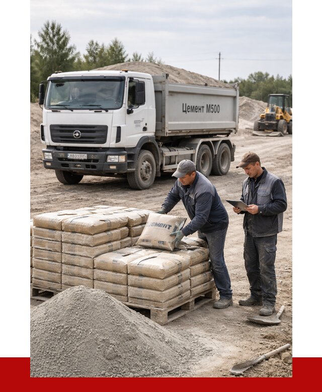 Купить цемент м500 с доставкой в Тихвине от 5683 р. | ПРОНЕРУДТхв