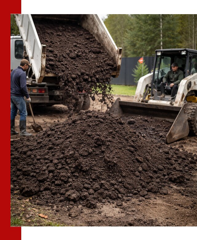 Плодородный грунт с доставкой в Тихвине для садов и огородов