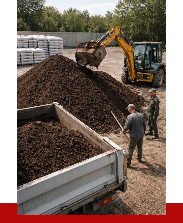 Растительный грунт с доставкой в Тихвине от 3497 р. | ПРОНЕРУДТхв