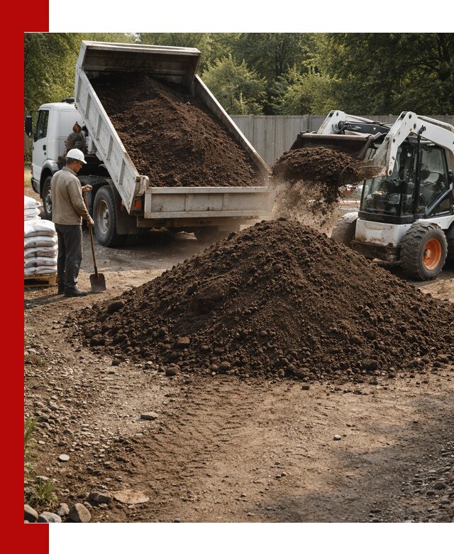 Доставка растительного грунта в Тихвине от производителя оптом и в розницу
