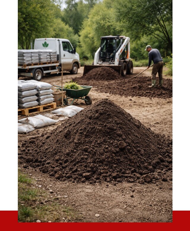 Грунт для озеленения с доставкой в Тихвине от 1967 р. | ПРОНЕРУДТхв