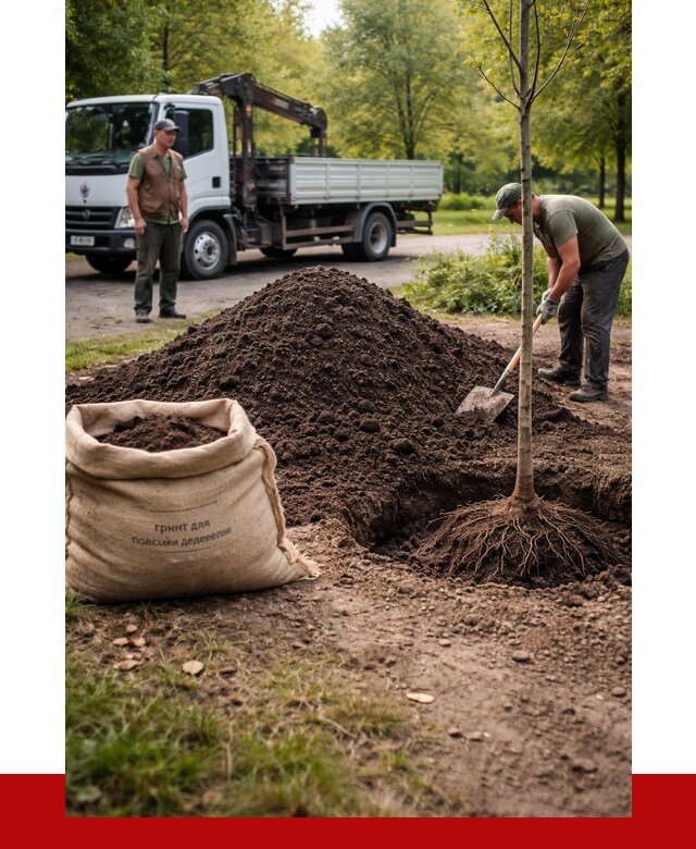 Грунт для посадки деревьев в Тихвине от 1311 р. | ПРОНЕРУДТхв