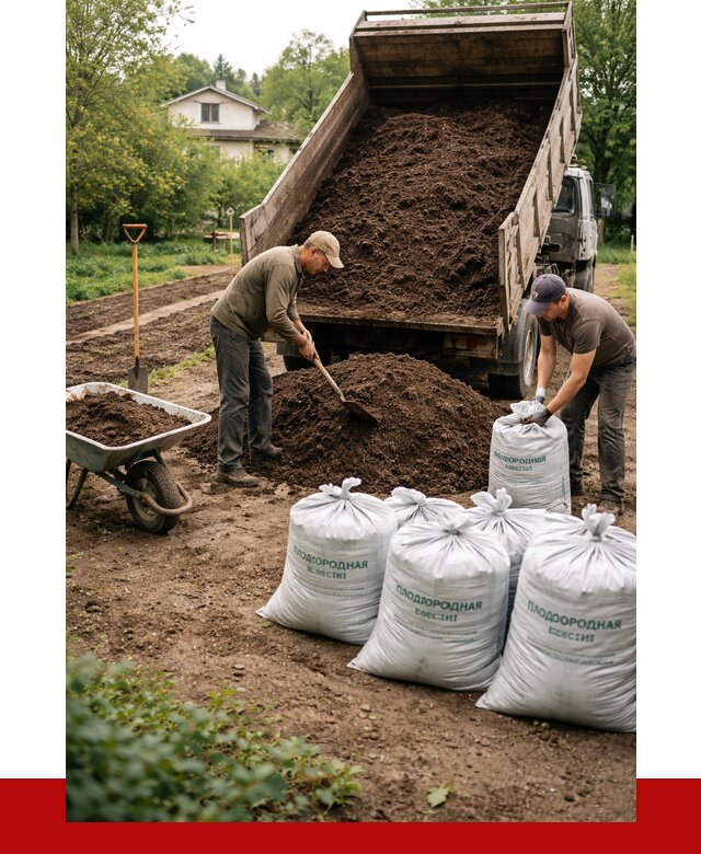 Плодородная смесь в Тихвине от 4590 р./куб с доставкой | ПРОНЕРУДТхв