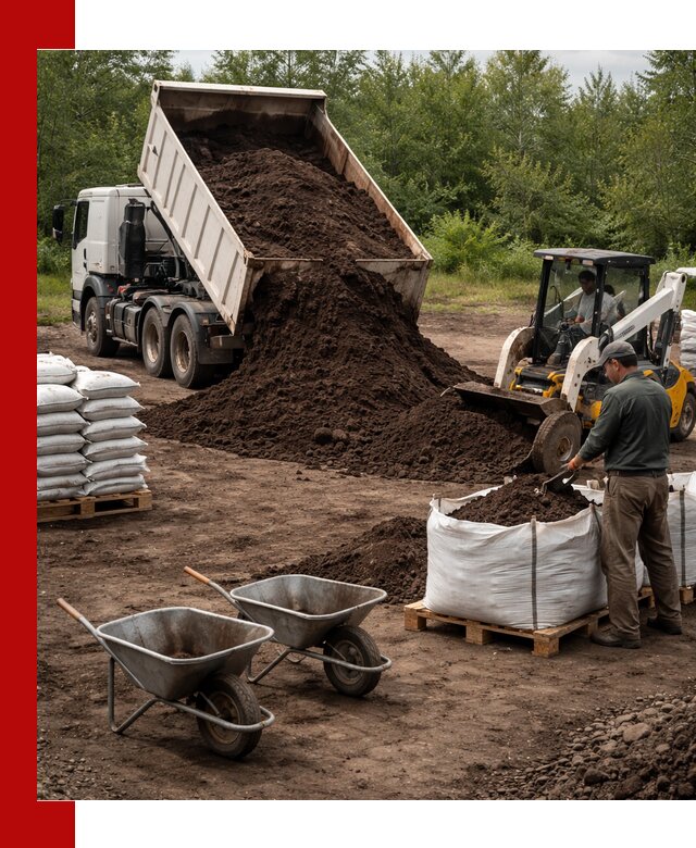 Доставка и продажа торфогрунта в Тихвине оптом и в розницу