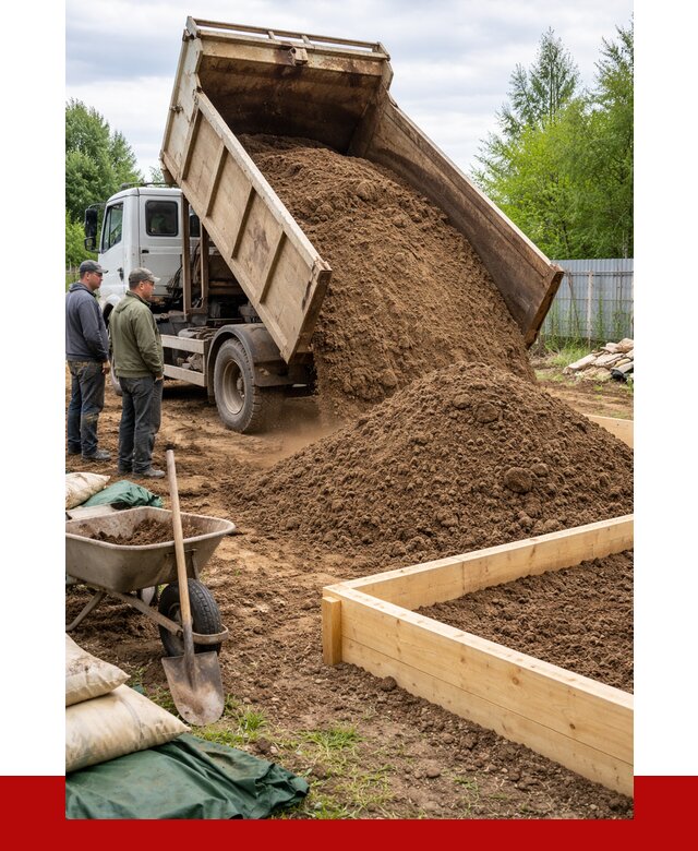 Торфо песчаная смесь в Тихвине с доставкой от 2022 р. | ПРОНЕРУДТхв